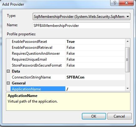 Add Membership Provider